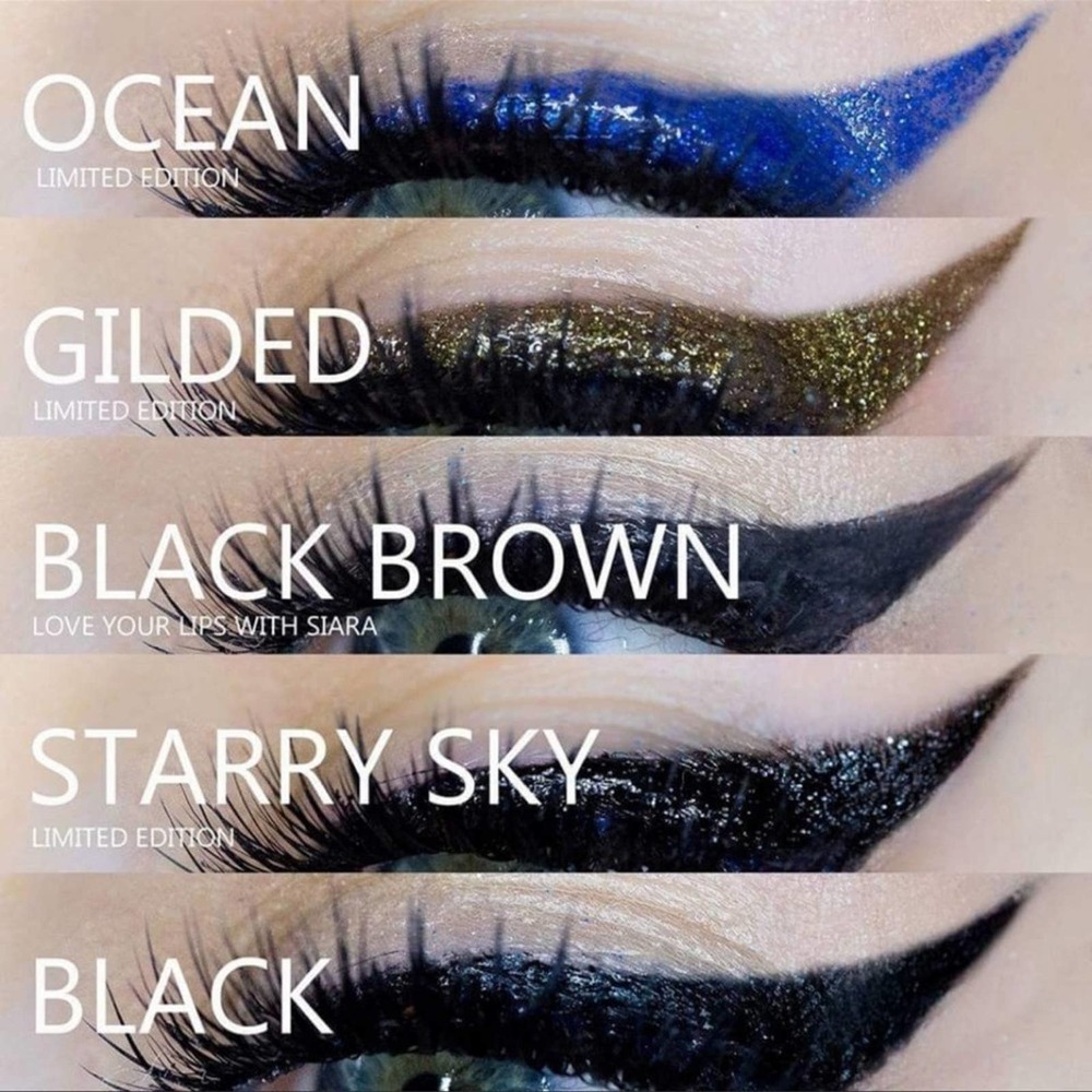[SeneGence] sealed eye sense liquid liner gilded gold glitter limited edition - Picture 4 of 7
